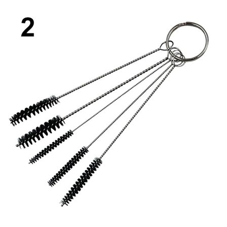 1 set Airbrush Spraymunstycke Rengöring Reparationsverktygssats Nål & borstsats Set