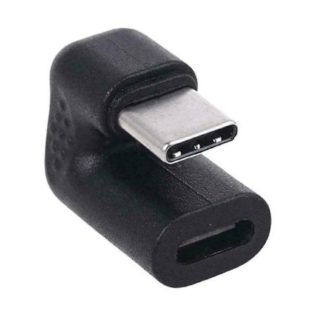 Typ C hane till hona adapter 180 graders rät vinkel USB 3.1 USB-c-omvandlare för smarttelefon för Samsung för Xiaomi för Huawei