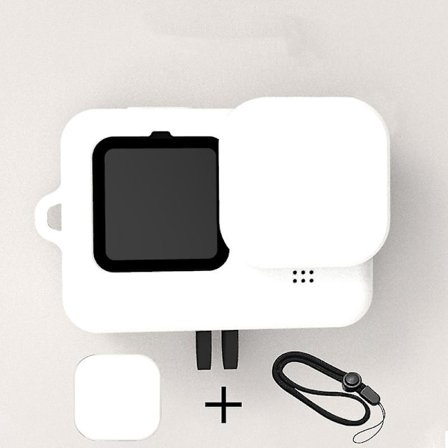 För Gopro Hero 9 10 Black Tillbehör Fodral Skyddande Mjuk Standardhölje Gummisilikon Skal Skydd För Go Pro Hero9 Ny(Vit Färg)