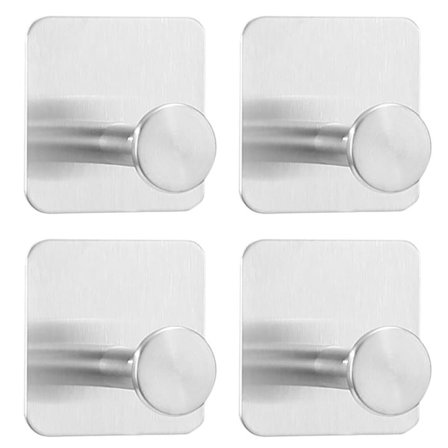 4-pak - Selvklæbende kroge / Håndklædekroge - Hænger_TF_TF