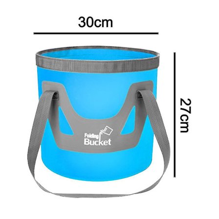 Fiskebøtte: Praktisk sammenleggbar utendørsbøtte for fiskeentusiaster