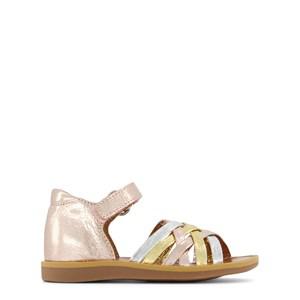 Pom D'api Multicolor Poppy Lux Sandals 21 EU - Sandals - 21 EU - Gold - Mädchen