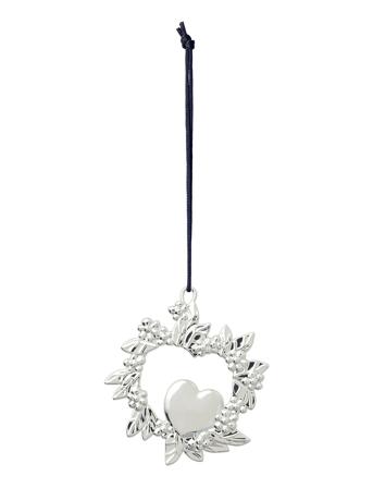 Vildt Hjerte H8 Forsølvet Home Decoration Christmas Decoration Christmas Baubles & Tree Accessories Silver Rosendahl