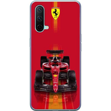 Yhteensopiva Puhelinkuori OnePlus OnePlus Nord CE 5G Ferrari Formula 1 -auto ikonisessa punaisessa muotoilussa urheilullisella tarkkuudella