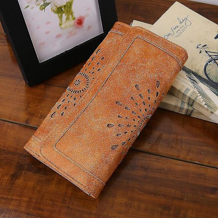 Stilful Vintage Kvinders PU Læder Clutch Pung