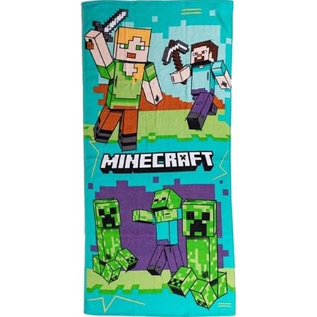 Minecraft Battle badlakan & strandhandduk 70×140 cm