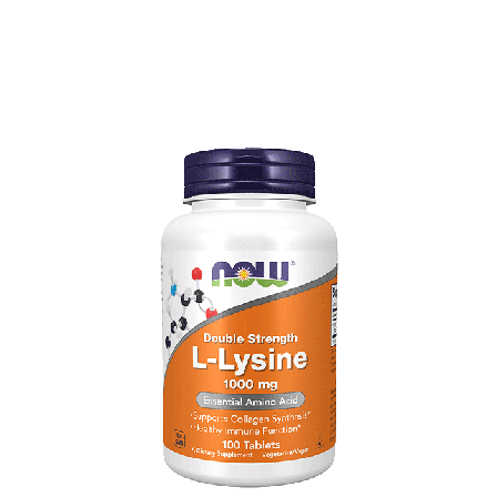 Now Foods L-Lysine 1000 mg 100 tabletter