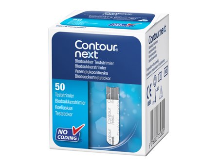 CONTOUR NEXT NEXT blodsukkerstrimler, 50 stk.