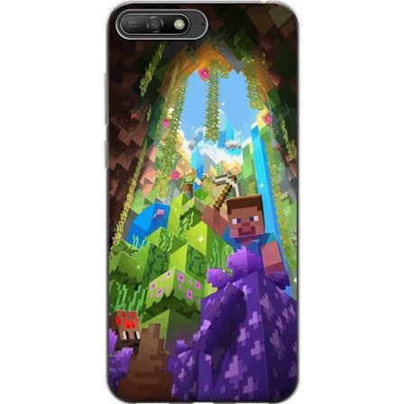 Kompatibel Mobilcover til Huawei Huawei Y6 (2018) Minecraft