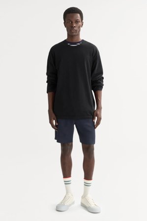 Soft Goat - Men's long sleeve t-shirt - Men cashmere sweater - XXL - Black