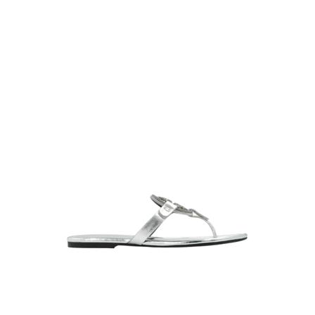Tory Burch Sliders Grå, Dame Sandaler, Størrelse: 39 EU