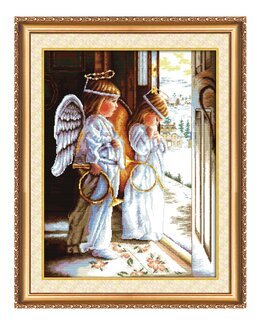 Stickpackung Bild Engel