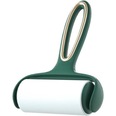 1 st (Grön) roller med 3 rullar papper, dammborttagare,