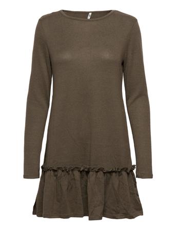 Jdydonsy L/S Girly Dress Jrs Lo Brown Jacqueline De Yong
