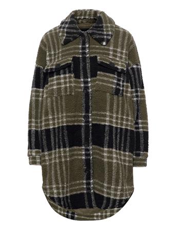 Onlnewcamilla Teddy Shacket Aop Cc Otw Patterned ONLY