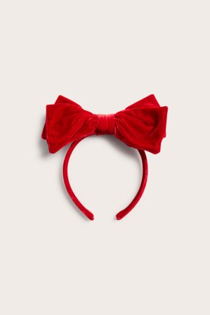 Kappahl | Diadem med sløyfe | Rød