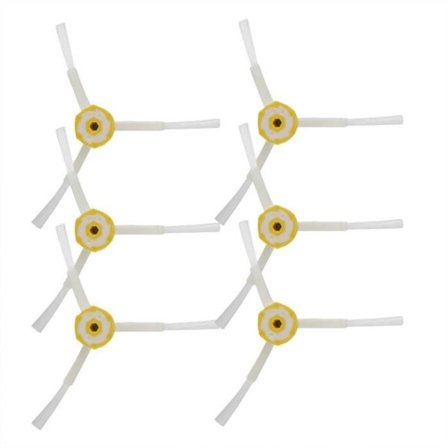 Fdit 6-delt erstatningssidebørster for Roomba 500/600/700-serien støvsugere