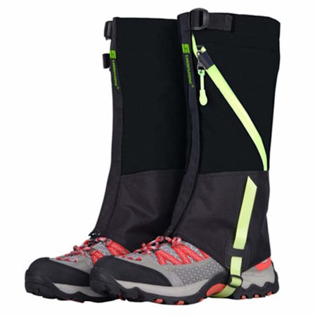 Barnegamasjer utendørs vanntette snøgamasjer (svart)