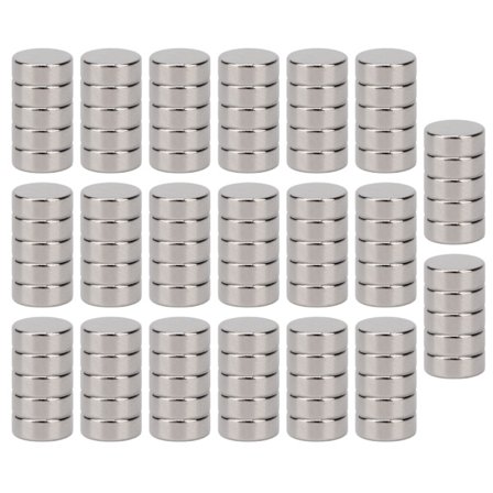 Superstarka Neodymmagneter 100 st Mini Runda Industriella Anslagstavlemagneter 8x3mm