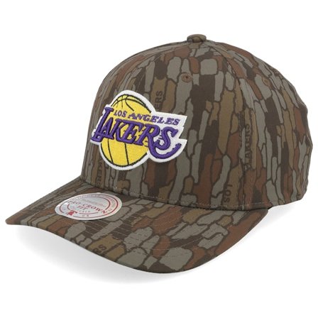 Mitchell & Ness - Los Angeles Lakers Hidden Pro Camo Adjustable Adjustable Camo Cap - NBA @ Hatstore