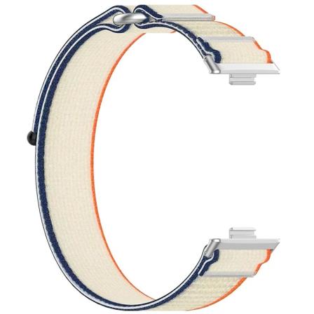 Loop Nylon Rem for Huawei Watch Fit 3 Beige Orange
