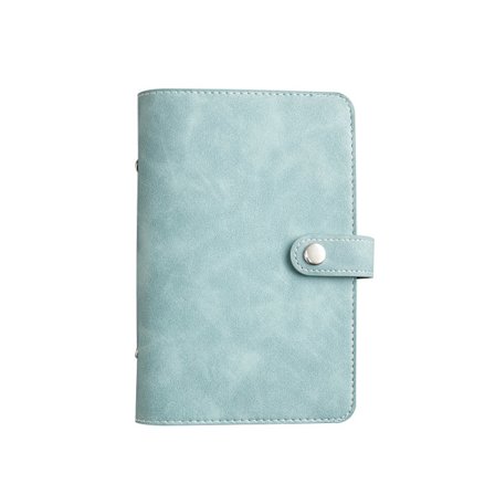 Cyan farge Liten frisk lommehåndbok binder notisblokk kontantbudg
