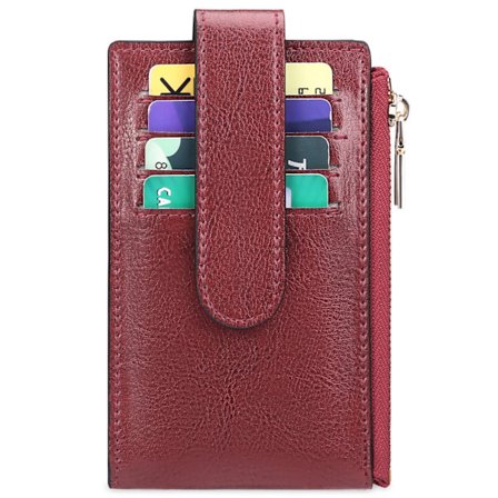Dame Slim Lommebok, Apple Airtag Lommebok, Dame Kort Lommebok, Claret(Claret)