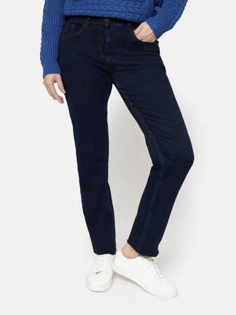 BRANDTEX - Madelaine Jeans - Straight fit - Mørk blå denim