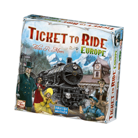 Enigma Sällskapsspel, Ticket To Ride Europe Spel _