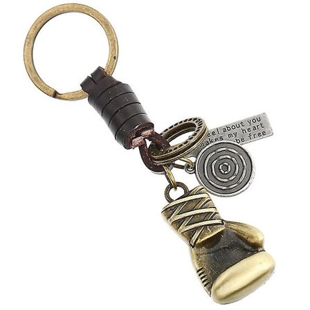 Mini Boksesekk Nøkkelring Liten Hengende Nøkkelring Boksekamp Souvenir Boksesmykke
