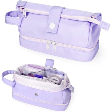 Penaali, suuri penaali jossa on paperitavaran järjestäjä pojille ja tytöille, esteettinen penaali sopii lapsille ja teineille