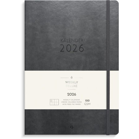 Burde Kalender Weekly Deluxe 2026 - Lyreco - Almanackor och kalendrar - Veckokalendrar - Weekly