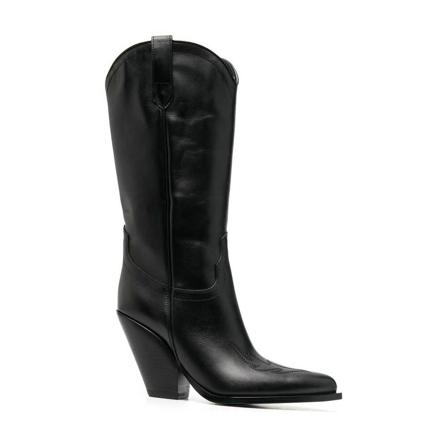 Sonora Cowboy Laarzen , Zwart , Dames , Maat: 36 EU Cowboylaarzen