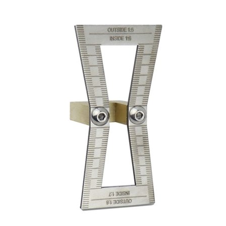 Markeringslineal Skrivelineal MED SKALA MED SKALA