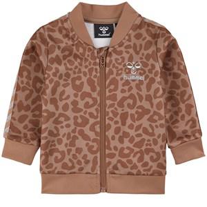 Kids - Hummel Brown Naomi Branded Printed Track Jacket 74 cm - Coats and jackets - 74 cm - Brown