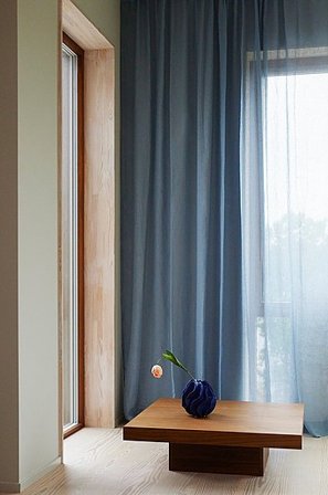 Jotex - Maßgeschneiderter Leinenvorhang Nebelblau - CLEO - Kaufe Vorhänge und Gardinen bei Jotex