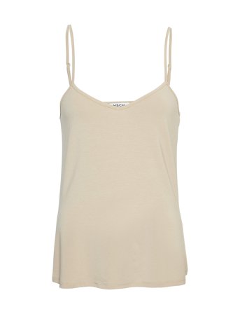 Mschbetrina Strap Top Beige MSCH Copenhagen