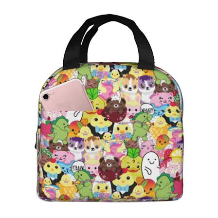 x7 Moriah Elizabeth Lunchväska för Pojke Flicka, Isolerad Lunchlåda Återanvändbar Termisk Kylväska Matlåda för Picknick Skola Resa bbdf7