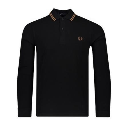 Fred Perry Polo Shirts , Zwart , Heren , Maat: 3XL