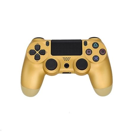 IC Bluetooth Dobbelvibrasjonskontroll for PS4 PS3 Trådløs Gamepad Joystick for PS4 Spillkonsoll USB 6-akset Joypad Lav Latens Gull