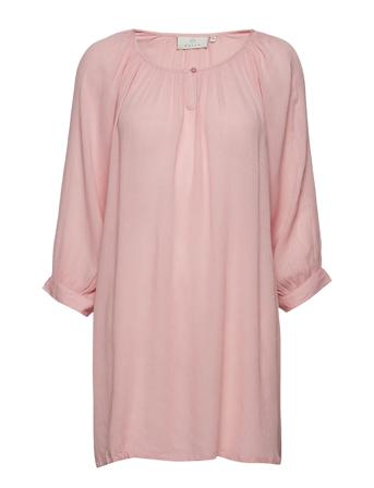 Amber Tunic Tunika Vaaleanpunainen Kaffe