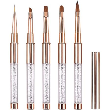 Professionella gelnaglar med lock - 5 delar Fi