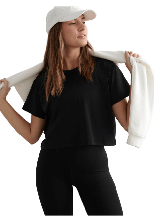 aim'n Essence Relaxed T-shirt Tröjor & jackor Dam Svart XS