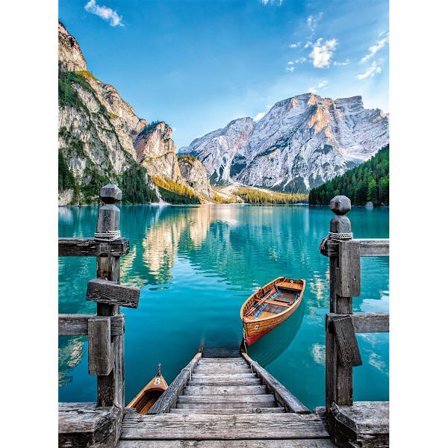 Puslespil 500 Pcs CB High Quality Collection Braies Lake