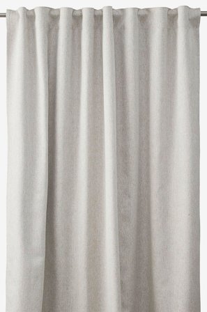 Svanefors - Verhot Colin, 2/pakk. - Beige - Poimutusnauhaverhot - 135X280 - - Homeroom