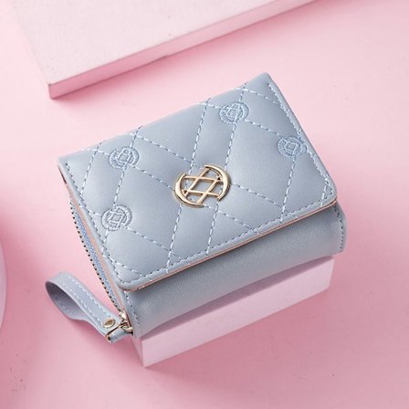 Liten lommebok myntpung BLÅ