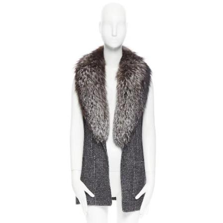 Michael Kors Pre-owned Pre-owned Jas , Grijs , Dames , Maat: S