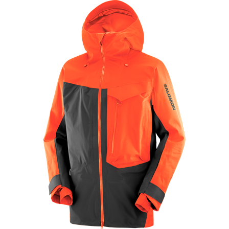 Salomon - veste pour homme Moon Patrol Goretex Jkt M - Fiery Red / Deep Black - S