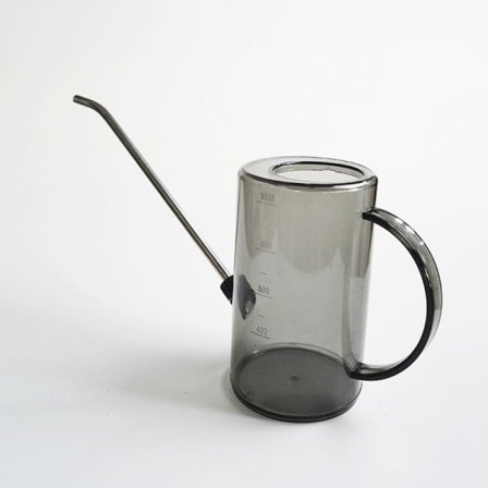 IC Lang tut i plast Vannkanne i rustfritt stål (Lang tut plastvannkane - grå)