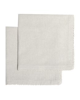 Stoffservietter Felicia 2-pk resirkulert materiale Lin